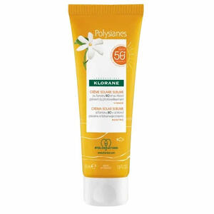 Klorane - Les polysianes crema viso tamanu bio&monoi spf50+ 50ml