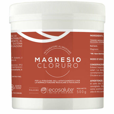 Magnesio cloruro polvere 500 g