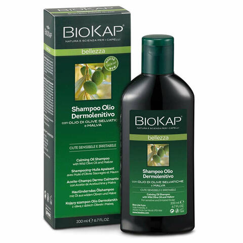 Biokap bellezza shampoo olio dermolenitivo 200ml biosline