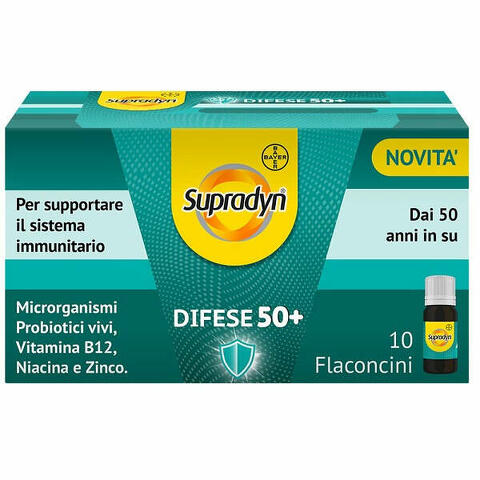 Supradyn difese 50+ 10 flaconcini 10ml