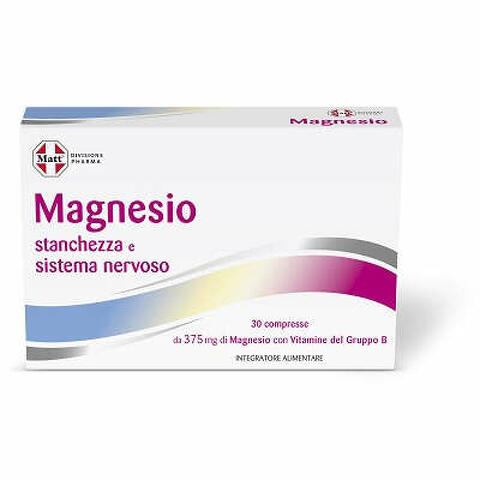 Matt divisione pharma magnesio stanchezza e sistema nervoso 30 compresse