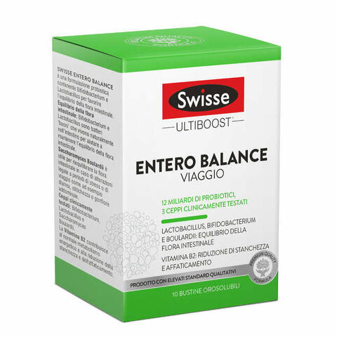 Swisse entero balance viaggio 10 bustine