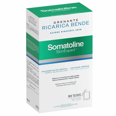 Somatoline skin expert bende snellenti drenanti kit ricarica