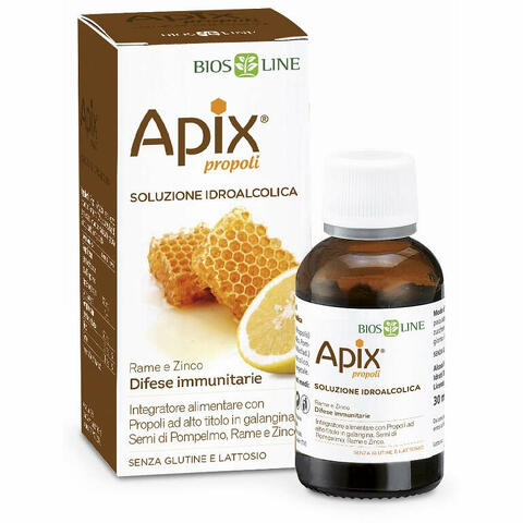 Apix propoli soluzione idroalcolica 30ml biosline