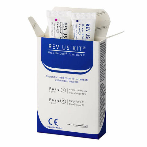 Rev us kit smalto fase 1 15ml + smalto fase 2 15ml