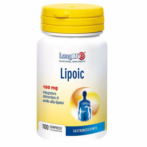 Longlife lipoic 100mg 100 capsule
