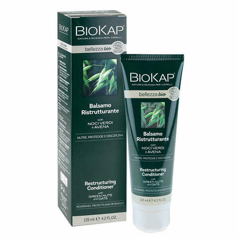 Biokap bellezza bio balsamo ristrutturante cosmos ecocert 125ml biosline