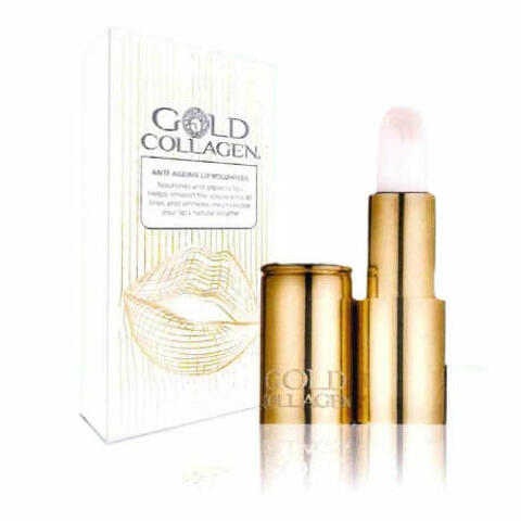 Gold collagen anti ageing lip