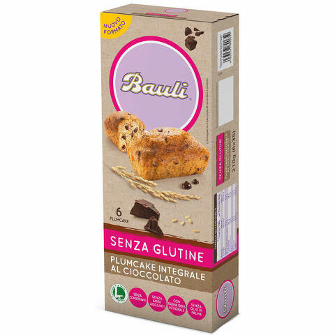 Bauli plumcake integrale cioccolato 6x35 g