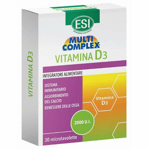 Esi multicomplex vitamina d3 30 tavolette