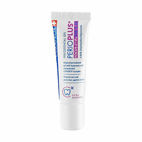 Curaprox perioplus+ focus gel chx 0,5% 10ml