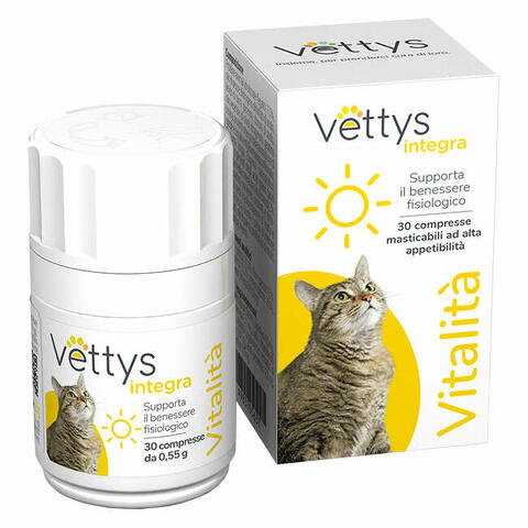 Vettys integra vitalita' gatto 30 compresse masticabili