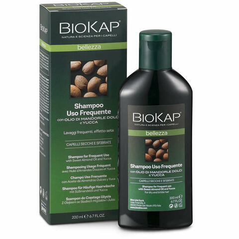 Biokap bellezza shampoo uso frequente 200ml biosline
