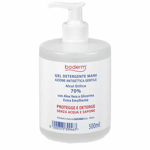 Boderm hand cleansing gel 70% 500ml con dispenser