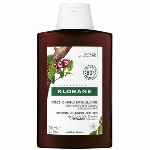Klorane shampoo chinina-stella alpina bio 200ml