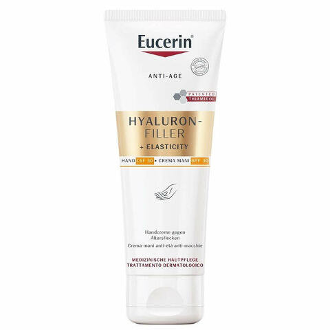 Eucerin hyaluron filler + elasticity crema mani anti macchie 75ml