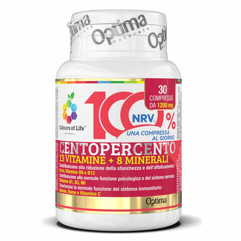 Colours of life centopercento 30 compresse 1200mg