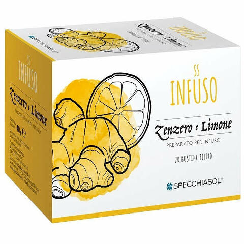 Infuso tisana zenzero + limone 20 filtri