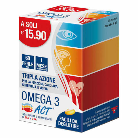 Omega 3 act 540mg 60 perle mini