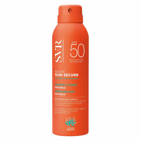 Sun secure brume spf50+ nuova formula 200ml