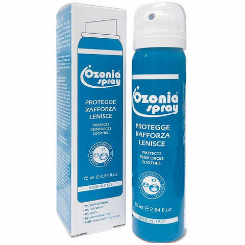 Ozonia spray a base di olio ozonizzato per cute e mucose arrossate infiammate distrofiche sensibili 75ml