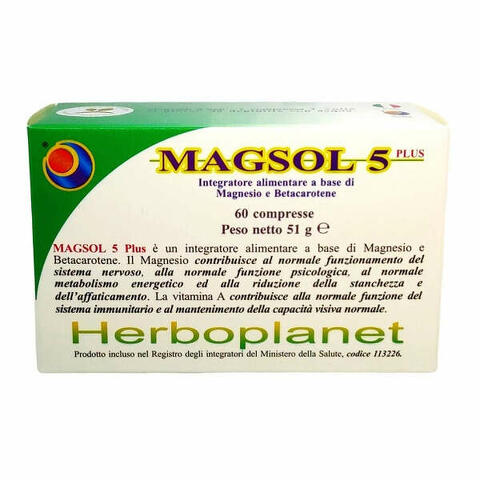 Magsol 5 plus 60 compresse