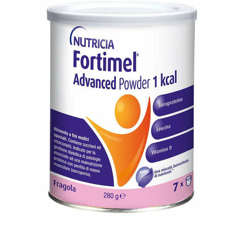 Nutricia fortimel advanced powder 1 kcal fragola 280 g