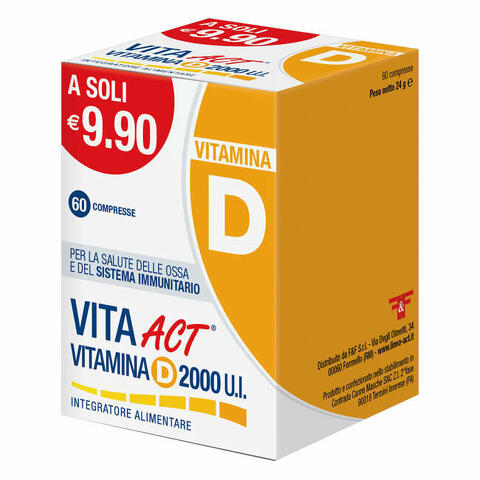 Vita act vitamina d 2000ui 60 compresse