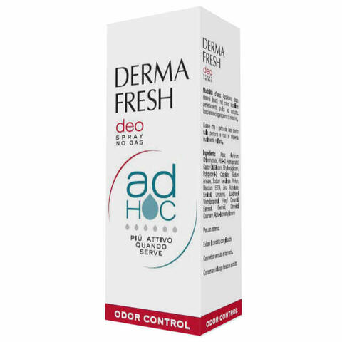 Dermafresh deo spray no gas ad hoc odor control deodorante 100ml