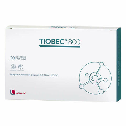 Tiobec 800 20 compresse fast-slow 36 g