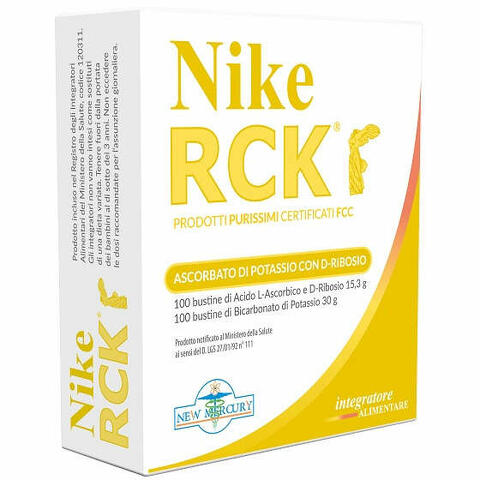Nike rck ascorbato potassio + ribosio 200 bustine 45,30 g