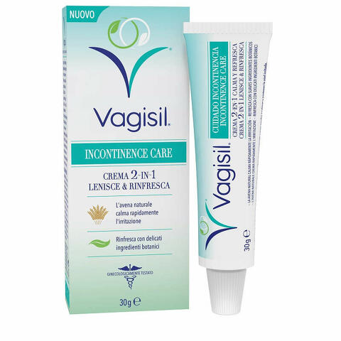 Vagisil incontinence care crema 2in1 lenisce & rinfresca 30 g