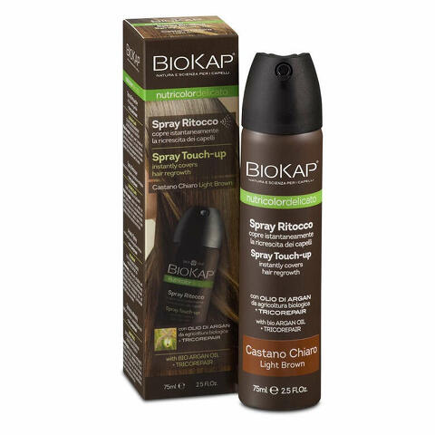 Bios line biokap nutricdel spray ritocco castano chiaro 75ml