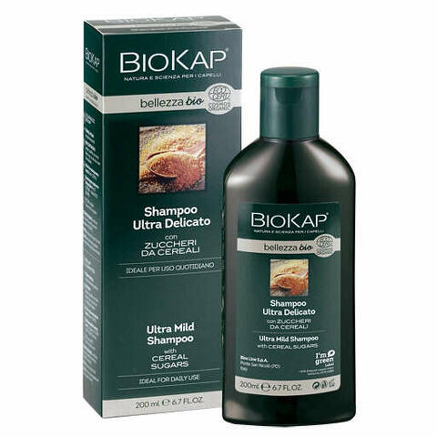Biokap bellezza bio shampoo ultra delicato cosmos ecocert 200ml biosline
