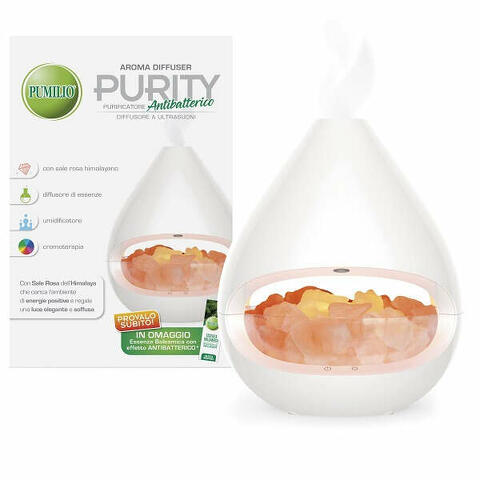 Pumilio aroma diffuser purity a ultrasuoni con essenza balsamica con effetto antibatterico