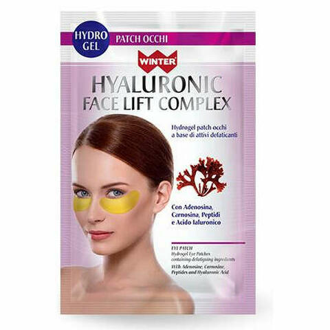 Winter hyaluronic face lift complex patch occhi rughe occhiaie 1,5 g x 2