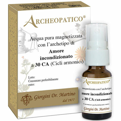 Archeopatico acqua pura magnetizzata con archetipo amore incondizionato a 30 cicli armonici 10ml