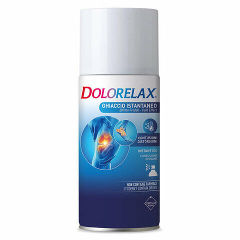 Dolorelax ice ghiaccio istantaneo spray bomboletta capienza 150ml