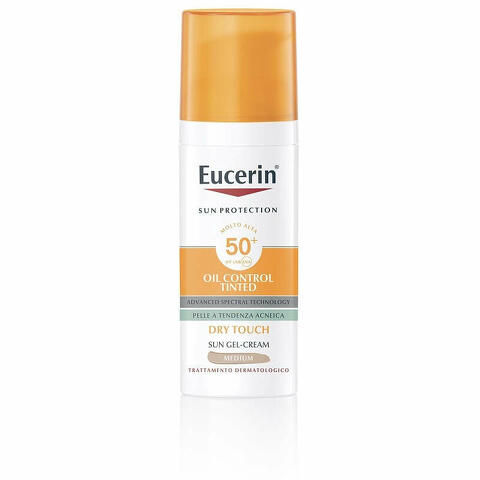 Eucerin sun oil control tinted cream spf50+ 50ml