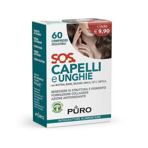 Puro sos capelli&unghie 60 compresse deglutibili