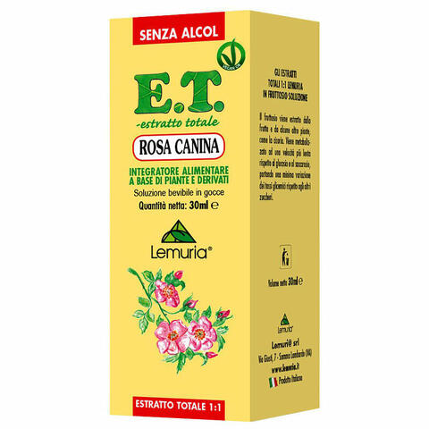 Et estratto totale rosa canina 30ml senza alcol