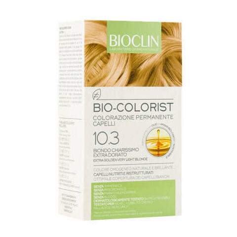 Bioclin bio colorist 10,3 biondo chiarissimo extra dorato