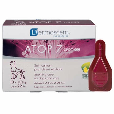 Atop 7 spot-on dogs&cats 10 kg 4 pipette x 0,6ml