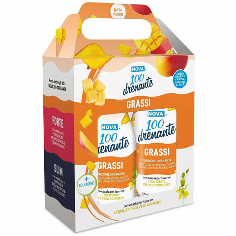 Nova 100 drenante grassi mango bipack 2 x 300ml