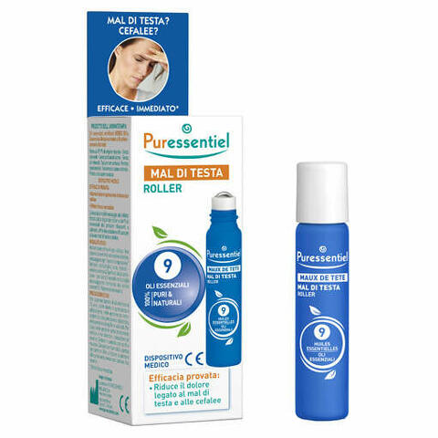 Puressentiel roller mal di testa ai 9 oli essenziali 5ml