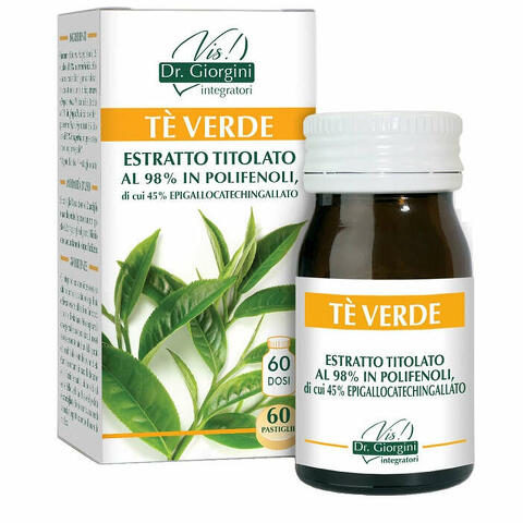 Te verde estratto titolato 30 g 60 pastiglie