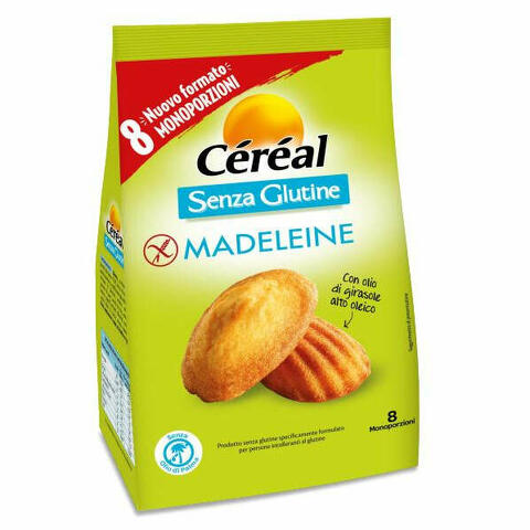 Madeleine senza glutine 8 pezzi da 28,5 g