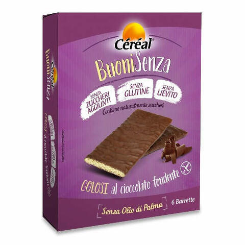 Barretta cioccolato fondente 6 x 17 g