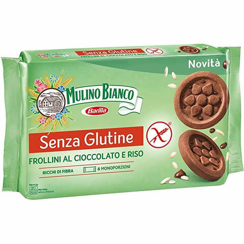 Frollini al cioccolato e riso 6 monoporzioni da 41,66 g