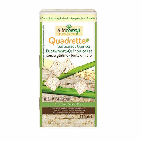 Altricereali quadrette saraceno e quinoa bio 130 g